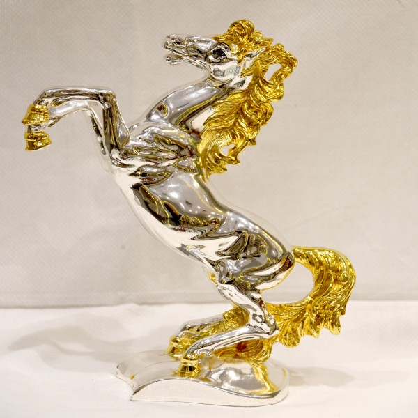 standing horse silver 99% made in italy kanha art