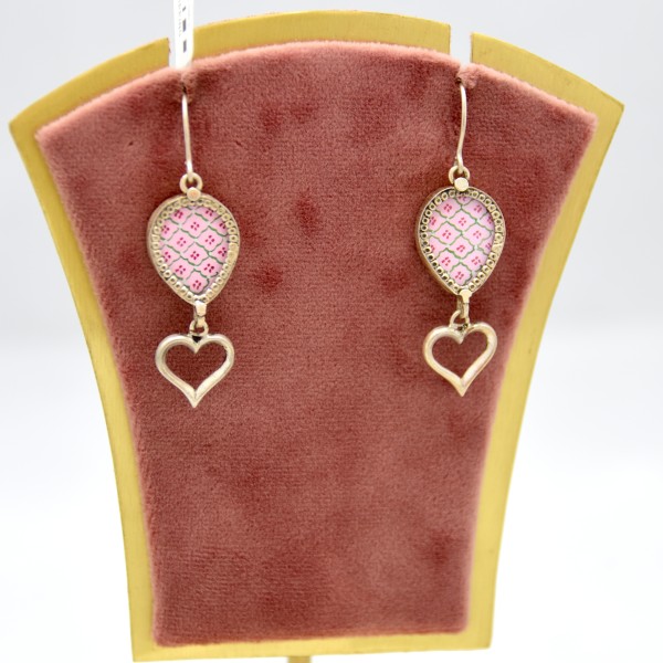 SILVER OXIDIZE 925 EARRING