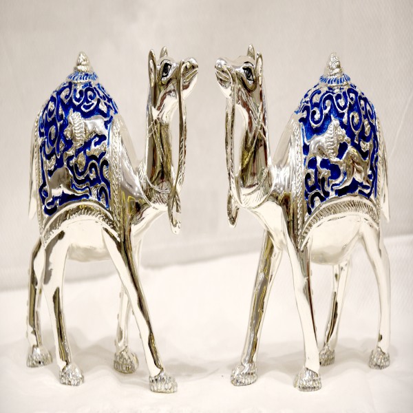 CAMEL PAIR SILVER 99% ITALY KANHA SILVER ART