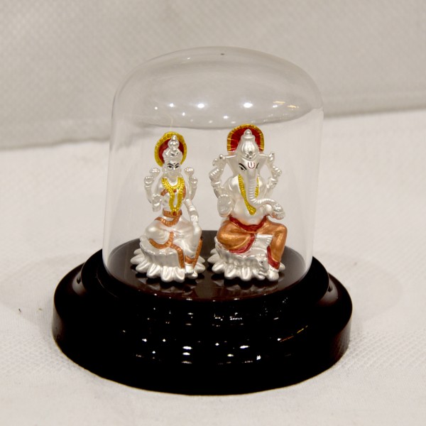 EUROPE LAXMI GANESH PAIR SILVER 99%