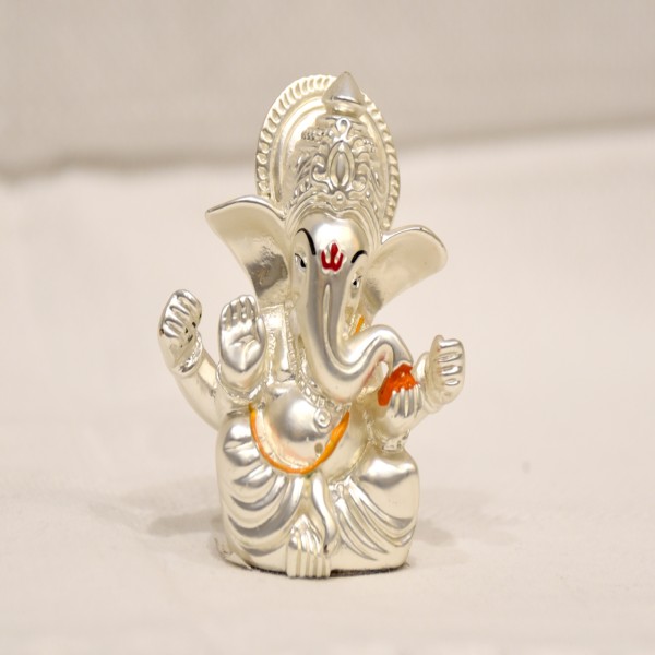 24KT GOLD AARYA SILVER GANPATI 99%
