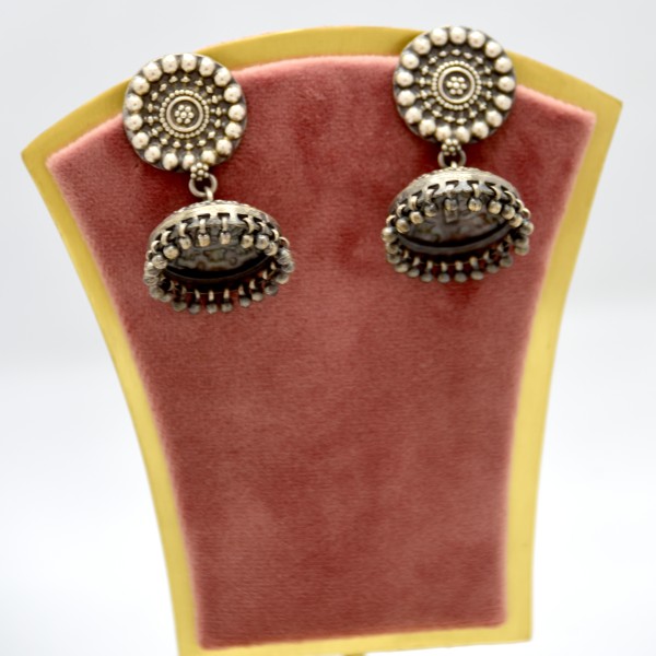 SILVER OXIDIZE 925 JHUMKI