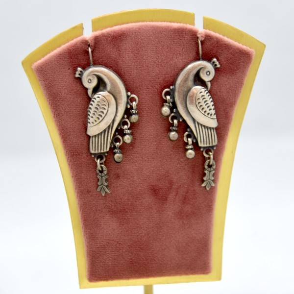 SILVER OXIDIZE 925 EARRING