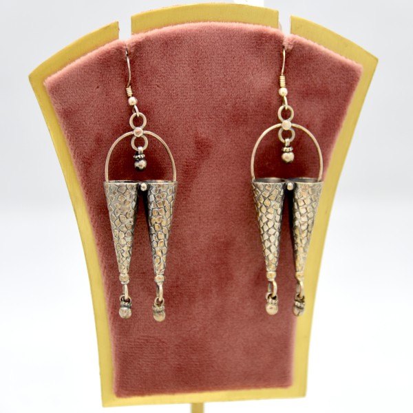 SILVER OXIDIZE 925 EARRING