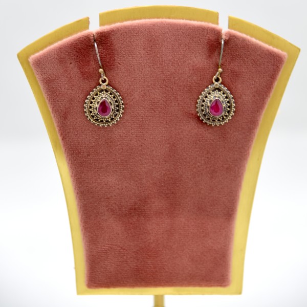 SILVER OXIDIZE 925 EARRING