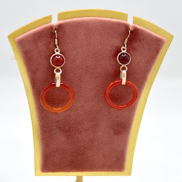 SILVER OXIDIZE 925 EARRING