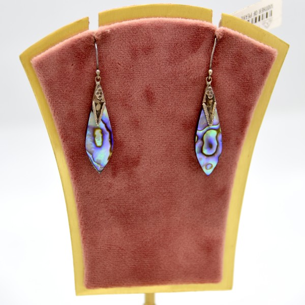 SILVER MOTHER OF PEARL 925 DAILY & OFFICE WEAR EARRING