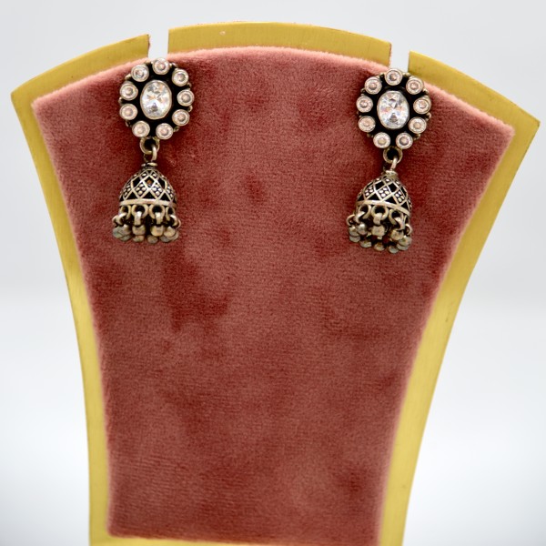 SILVER OXIDIZE 925 JHUMKI