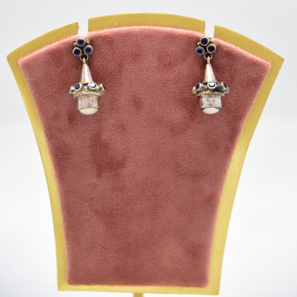 SILVER MOTHER OF PEARL 925 DAILY & OFFICE WEAR EARRING