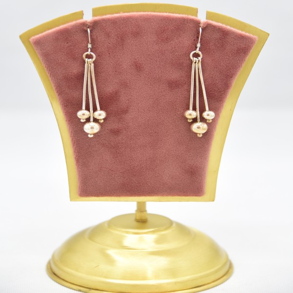 SILVER OXIDIZE 925 EARRING RUSSIAN COLLECTION
