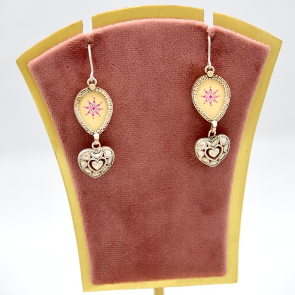 SILVER OXIDIZE 925 EARRING