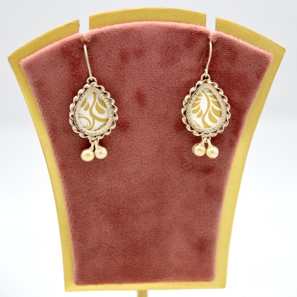 SILVER OXIDIZE 925 EARRING