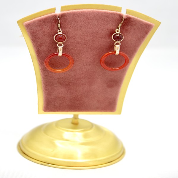 SILVER OXIDIZE 925 EARRING