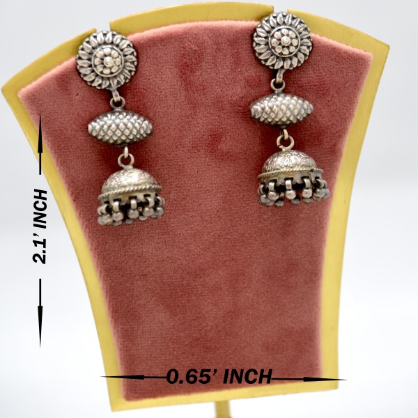 SILVER OXIDIZE 925 JHUMKI