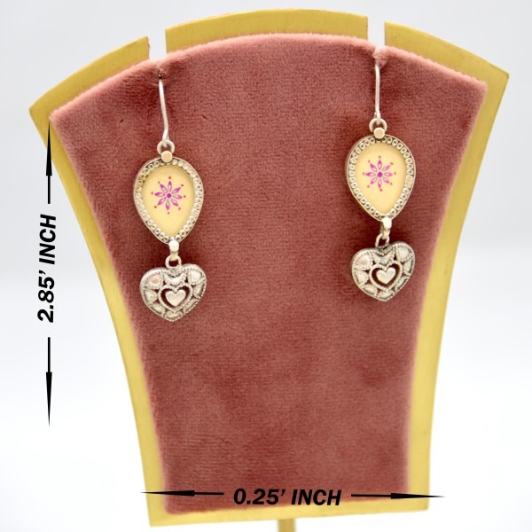 SILVER OXIDIZE 925 EARRING