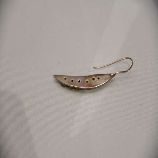 SILVER OXIDIZE 925 EARRING