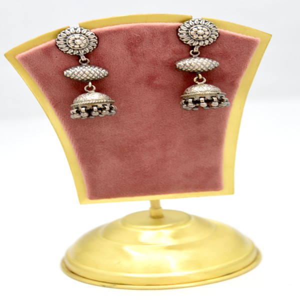 SILVER OXIDIZE 925 JHUMKI