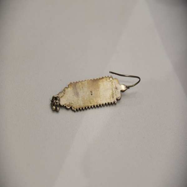 SILVER OXIDIZE 925 EARRING