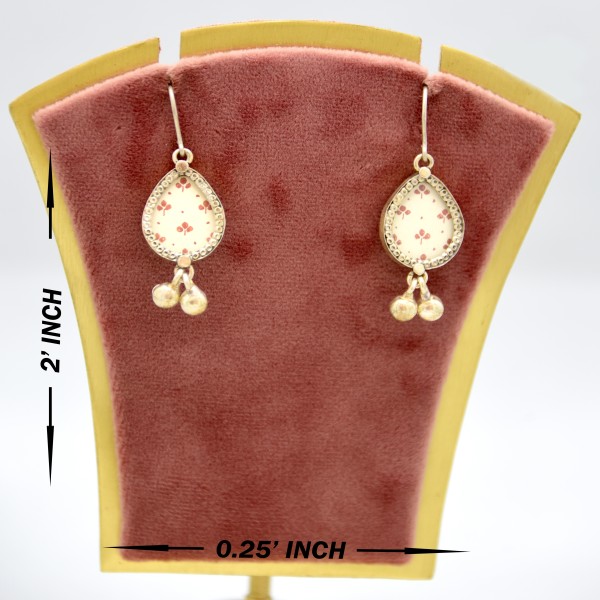 SILVER OXIDIZE 925 EARRING