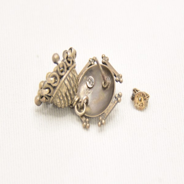 OXIDIZE SILVER 925 JHUMKI