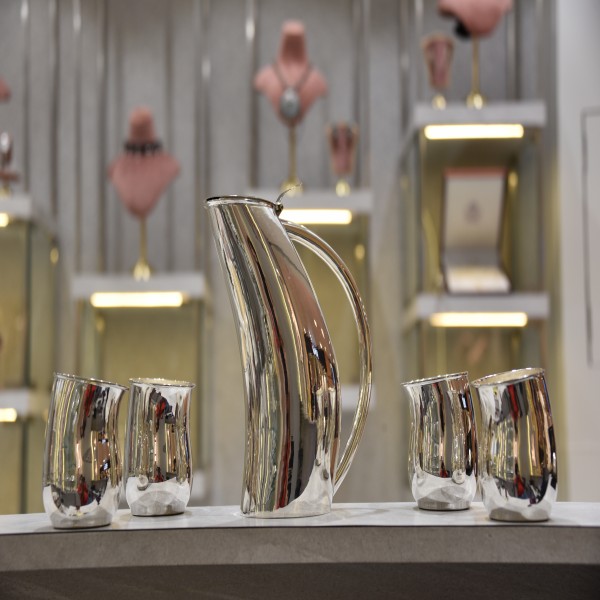 SILVER 925 JUG SET 1+4 