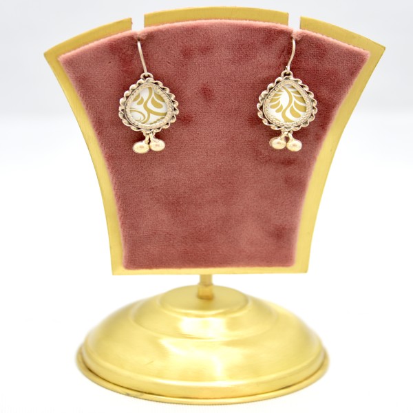 SILVER OXIDIZE 925 EARRING