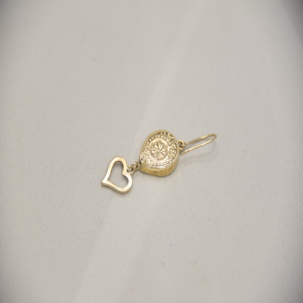SILVER OXIDIZE 925 EARRING