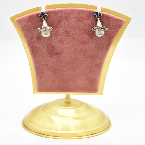 SILVER MOTHER OF PEARL 925 DAILY & OFFICE WEAR EARRING