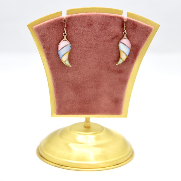 SILVER MOTHER OF PEARL 925 DAILY & OFFICE WEAR EARRING