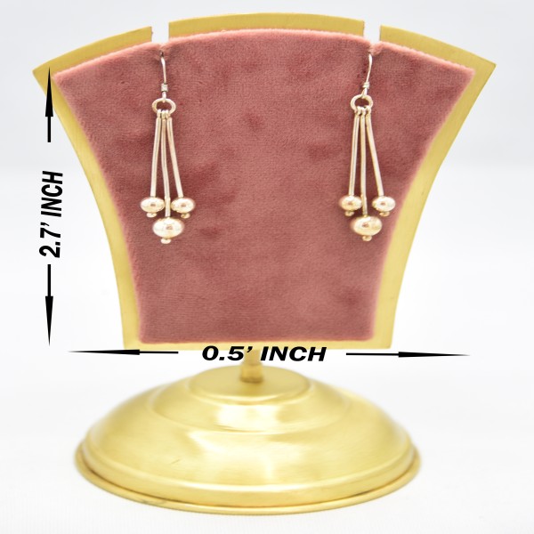 SILVER OXIDIZE 925 EARRING RUSSIAN COLLECTION