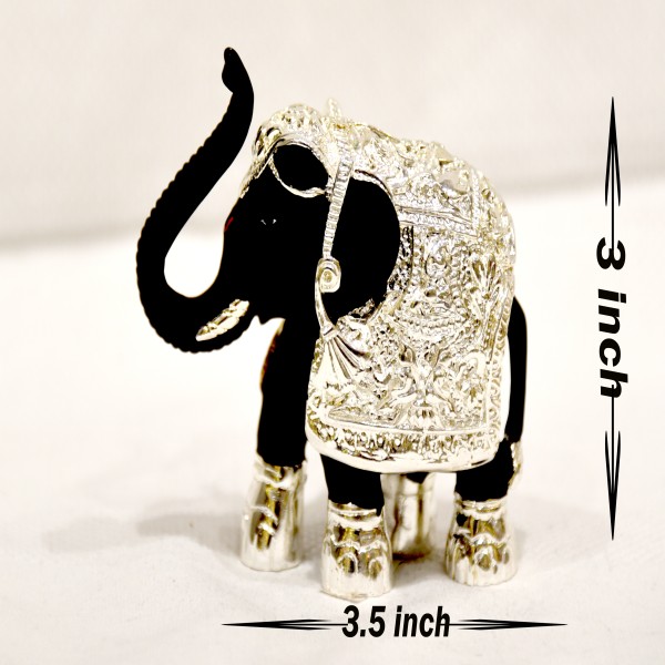 SILVER ELEPHANT PAIR 99% ITALY KANHA ART