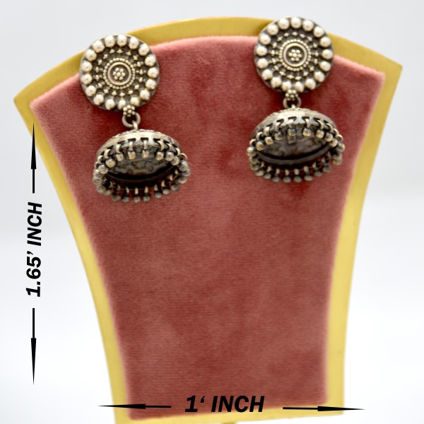 SILVER OXIDIZE 925 JHUMKI