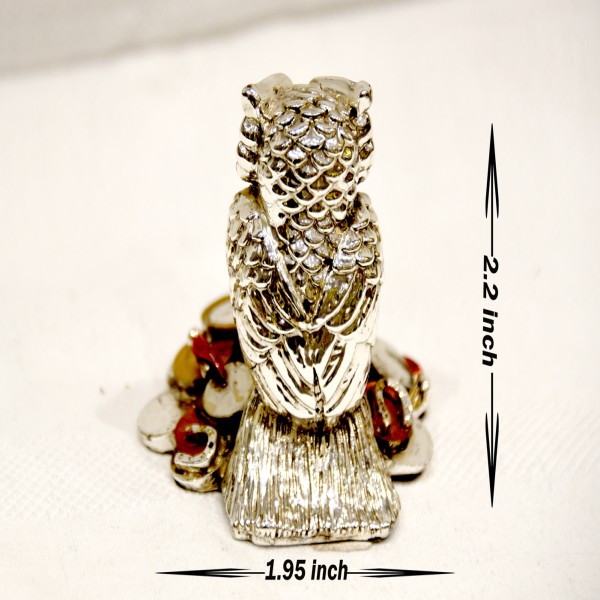 KANHA ART SILVER 99% ITALY OWL 