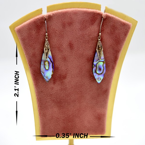 SILVER MOTHER OF PEARL 925 DAILY & OFFICE WEAR EARRING
