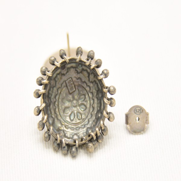 SILVER OXIDIZE 925 JHUMKI