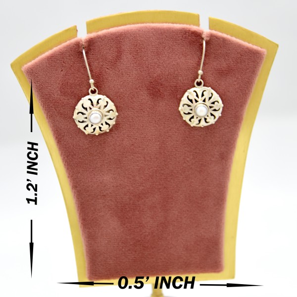 SILVER OXIDIZE 925 EARRING