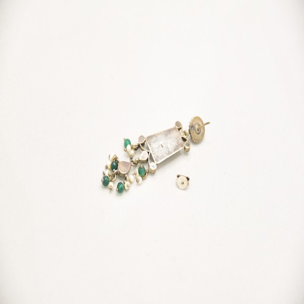 SILVER OXIDIZE 925 EARRING