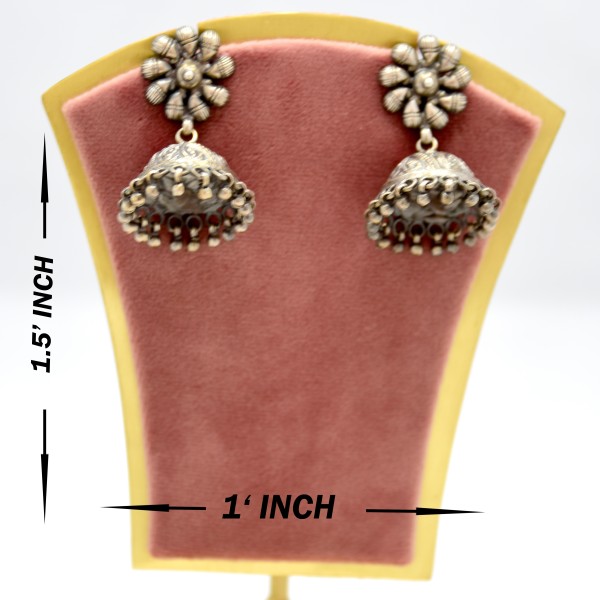 SILVER OXIDIZE 925 JHUMKI