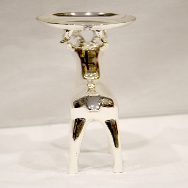 SILVER 99% ITALY KANHA ART DEER PAIR