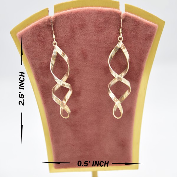 SILVER RUSSIAN LONG 925 EARRING