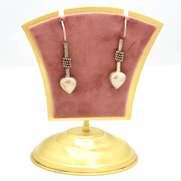 SILVER RUSSIAN 925 OXIDIZE LONG EARRING