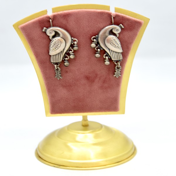 SILVER OXIDIZE 925 EARRING