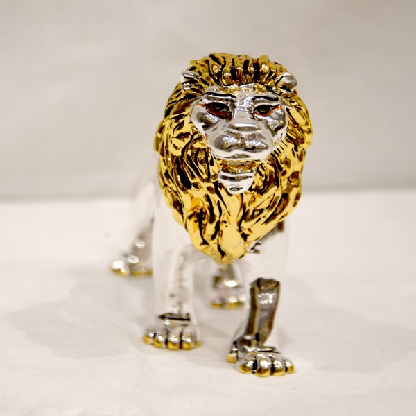 KANHA ART SILVER 99% ITALY LION PAIR