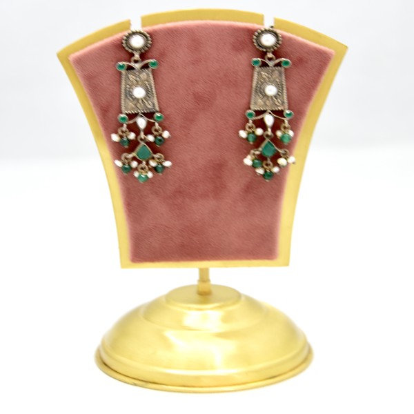SILVER OXIDIZE 925 EARRING