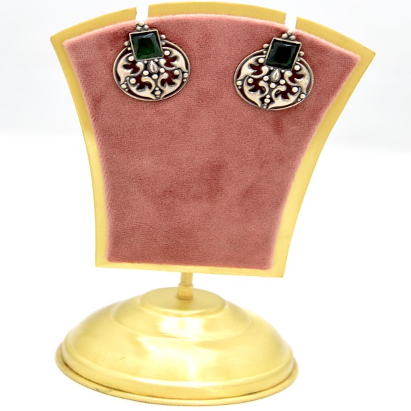 SILVER OXIDIZE 925 EAR TOP