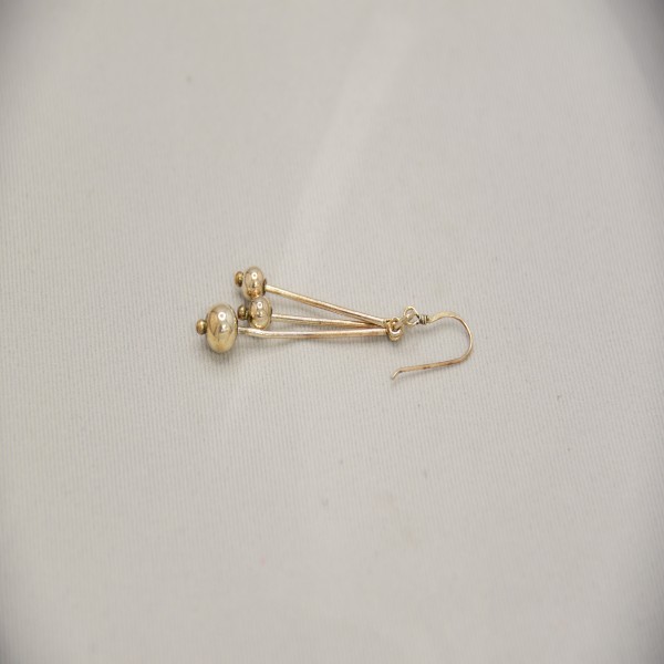 SILVER OXIDIZE 925 EARRING RUSSIAN COLLECTION