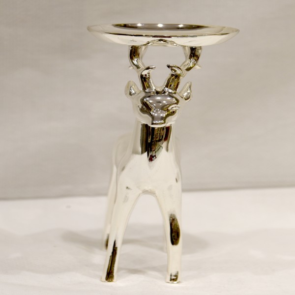SILVER 99% ITALY KANHA ART DEER PAIR