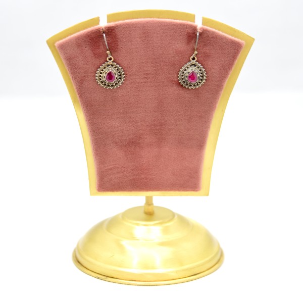 SILVER OXIDIZE 925 EARRING
