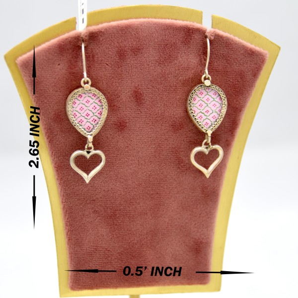 SILVER OXIDIZE 925 EARRING