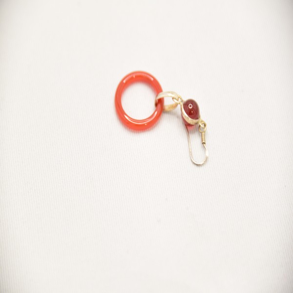 SILVER OXIDIZE 925 EARRING
